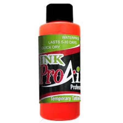 ProAiir Temp Tattoo Ink Flo Orange 2OZ ProAiir Temp Tattoo Ink Flo Orange 2OZ